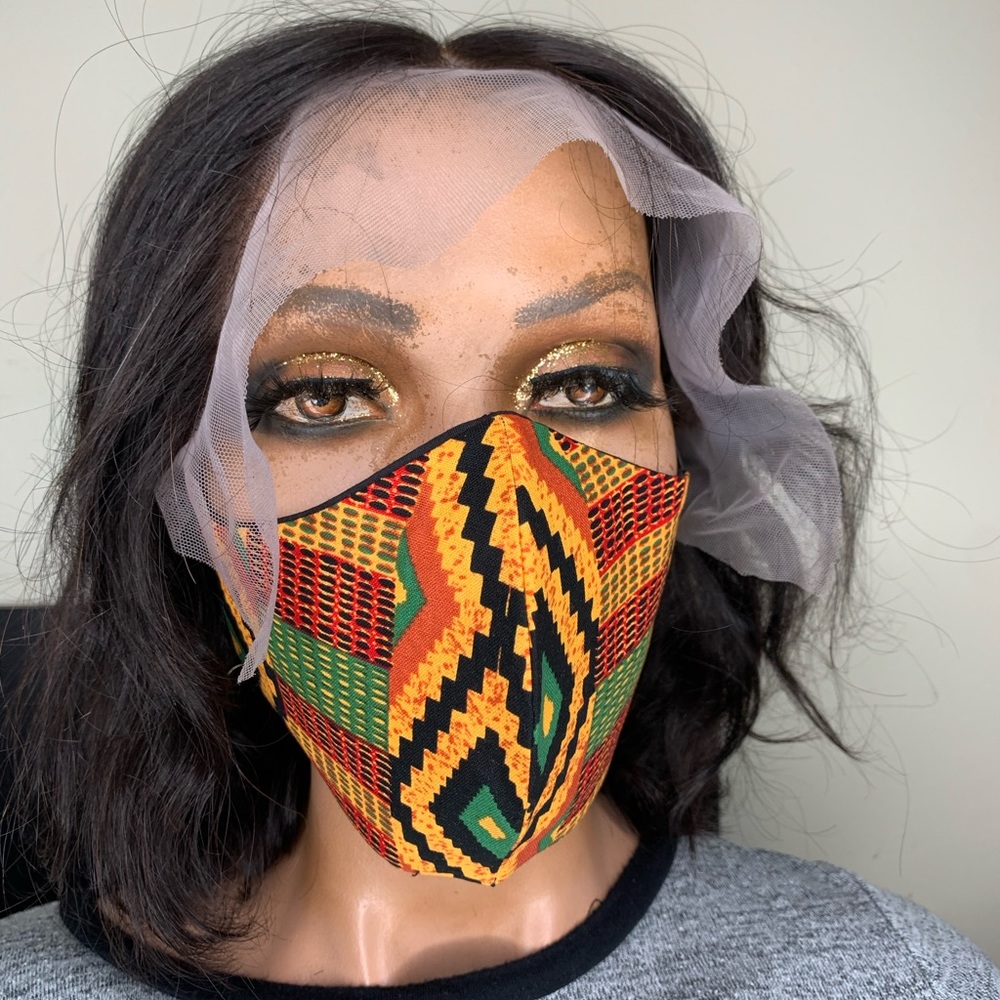 African print face mask